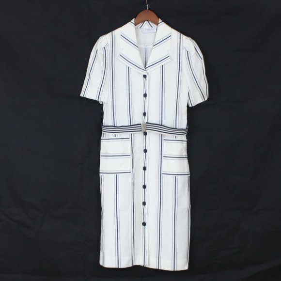 Vintage Dresses & Skirts - Vintage 70s Linen Dress